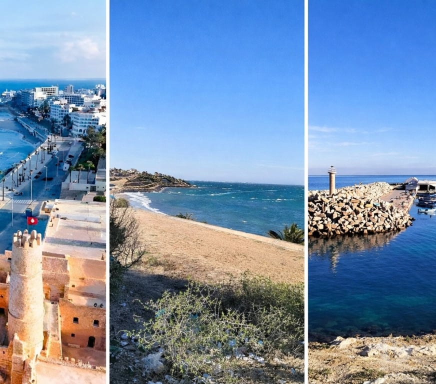 Terrain à vendre Tunisie - Photos Vivastreet Terrain d’angle vue mer et lac à Skanes Monastir TUNISIE