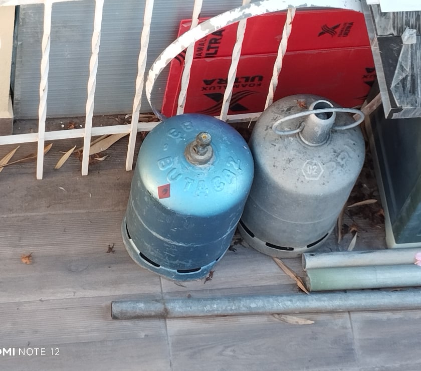 bouteille gaz vide
