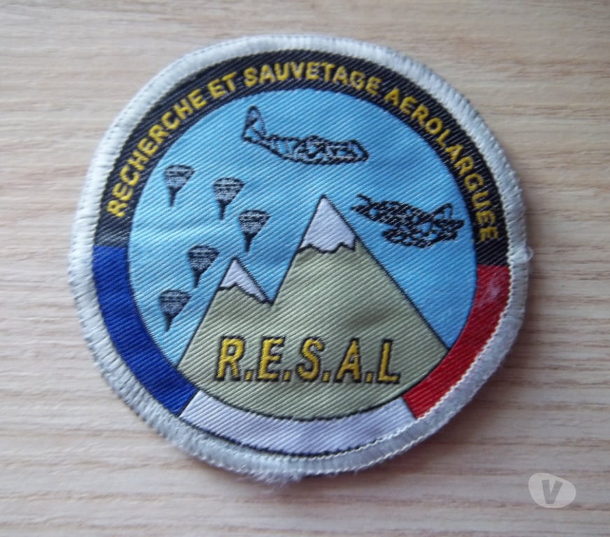 Collection Manche Valognes - 50700 - Photos Vivastreet écusson RESAL Recherche Secours AéroLarguée Afghanistan