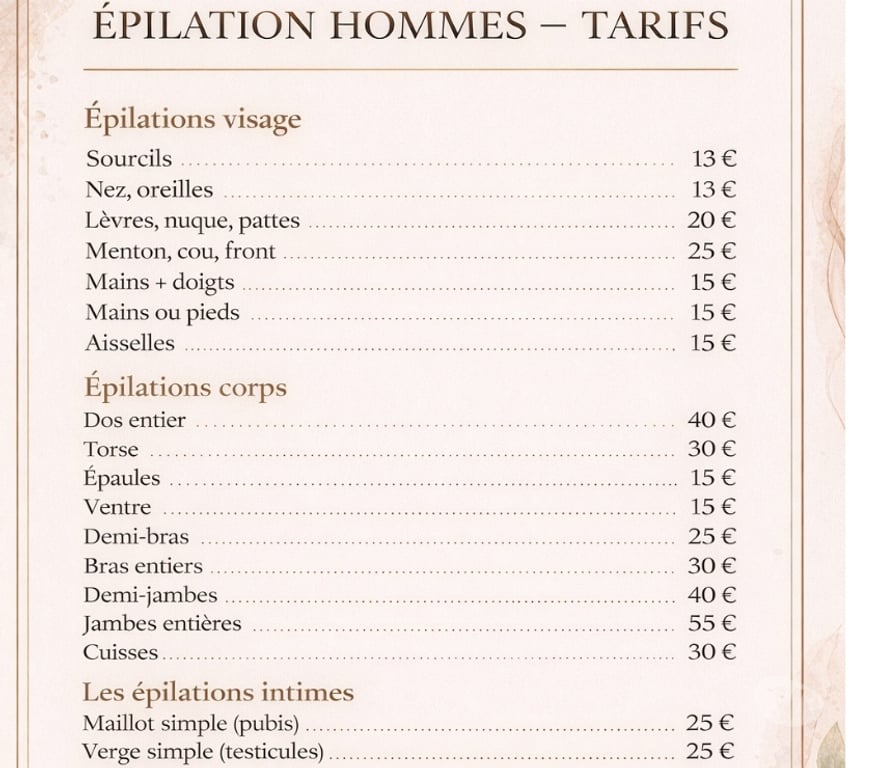 Autre Service Gironde Bordeaux - Photos Vivastreet Epilation a la Cire pour Femme HOMME