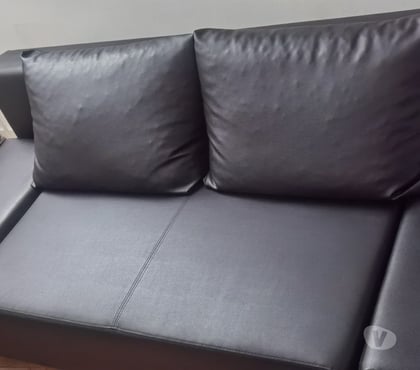 Ameublement - art de la table Dijon Côte-d'Or - Photos Vivastreet Canapé convertible noir similicuir