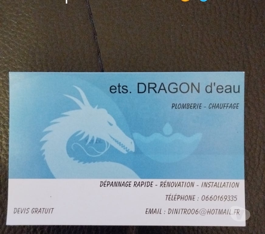 Artisans & dépannages Alpes-Maritimes Nice - Photos Vivastreet PLOMBIER chauffagiste