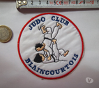 écusson sport blaincourtois judo club insigne tissu