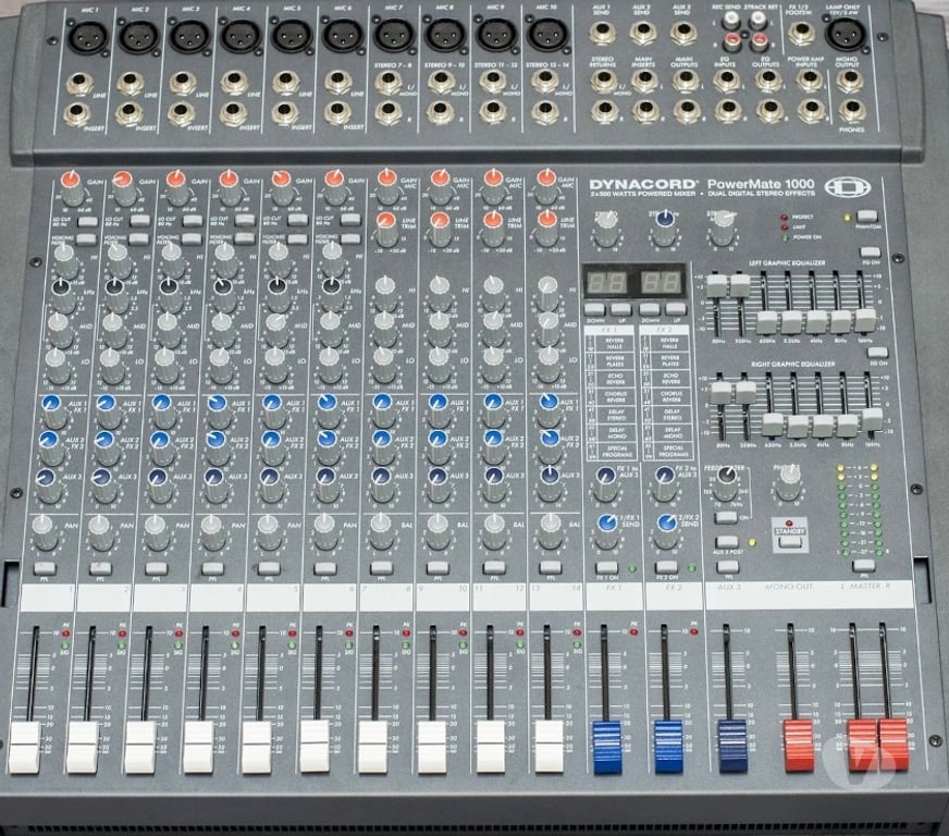 Instruments de musique Bas-Rhin Mommenheim - 67670 - Photos Vivastreet Dynacord sono d-lite-Mix powermate1000 + 2 baffles D12