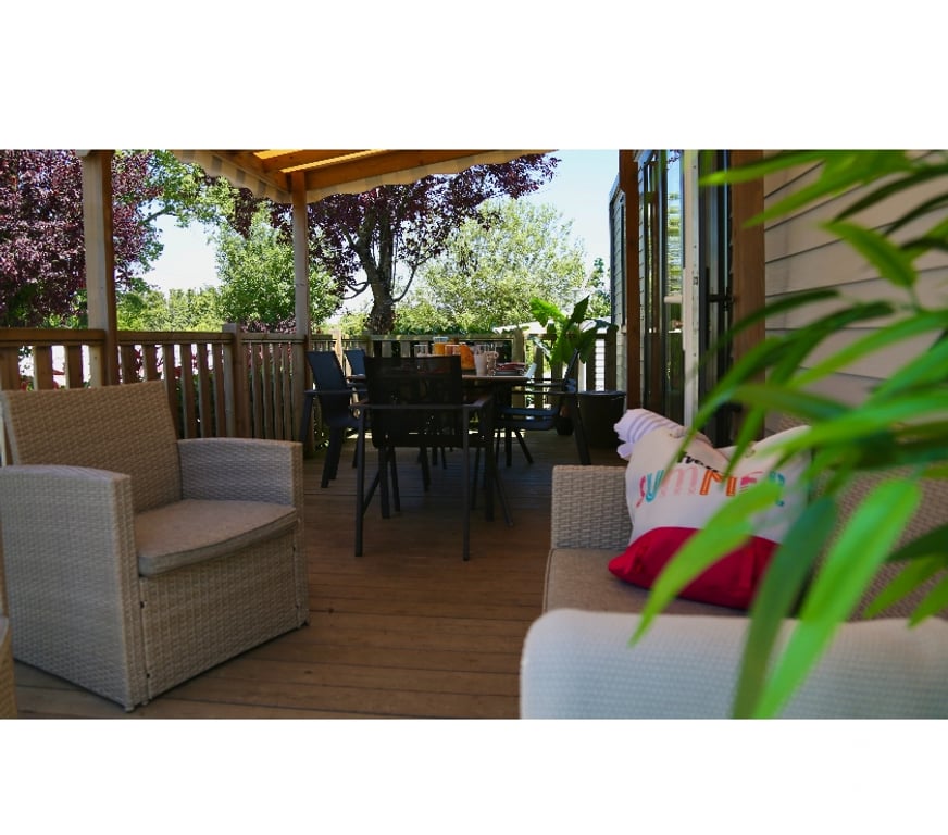 location saisonniere Loire-Atlantique Pornic - 44210 - Photos Vivastreet Mobil-home premium 3 chambres été comme hiver !