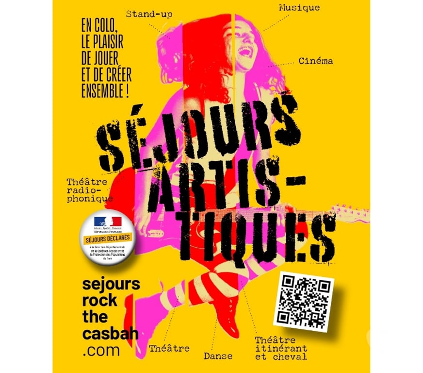 Musique - Théâtre - Danse Tarn Brens - 81600 - Photos Vivastreet Colonies de vacances musique Rock The Casbah 2026