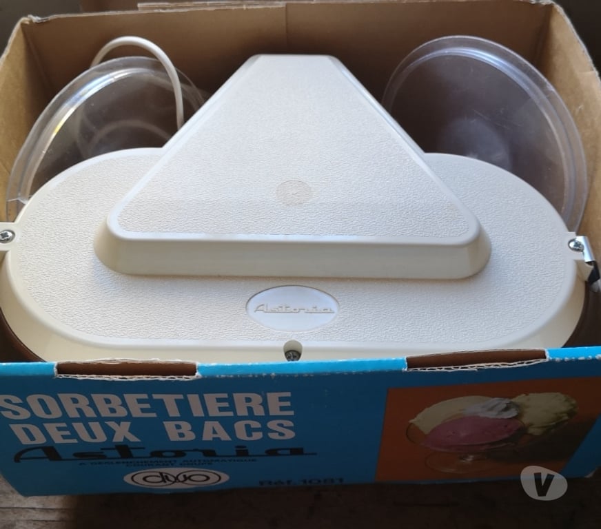 Electroménager occasion Gard Pujaut - 30131 - Photos Vivastreet Sorbetière Astoria 2 bacs