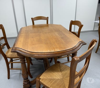 Ameublement - art de la table Lisieux Calvados - Photos Vivastreet a vendre table chene massif et ses 4 chaises