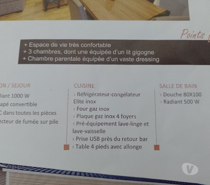 Mobil home Aude Fleury d'Aude - 11560 - Photos Vivastreet Mobil-home 2024 – 40m² – 3 chambres – Fleury