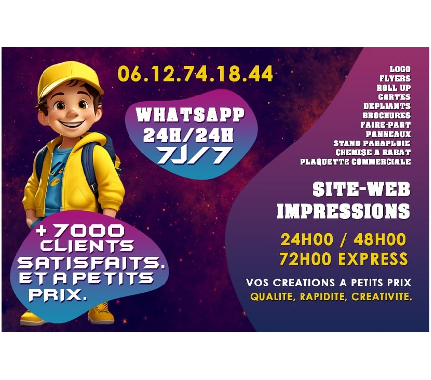 Autre Service Côte-d'Or Dijon - 21000 - Photos Vivastreet Logo, adhésif, rollup, site web, panneaux, impressions