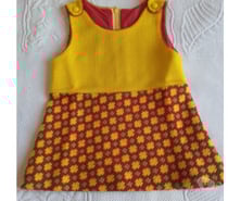 Robe Jaune & Rouge BAMBINO 18 mois
