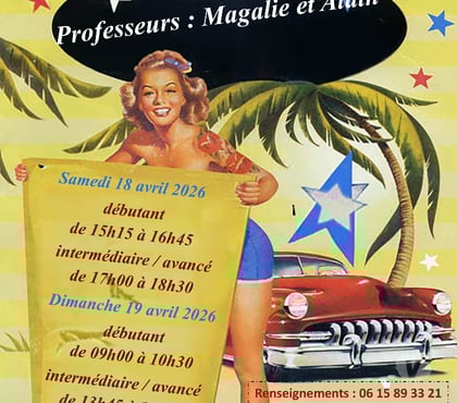 Musique - Théâtre - Danse Niederhausbergen Bas-Rhin - Photos Vivastreet Stage de Rock'n'Roll niveau