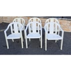 Lot de 6 fauteuils de jardin