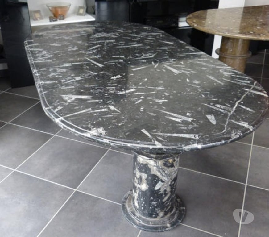 Ameublement & art de la table Var Toulon - Photos Vivastreet Table Ovale en Marbre Fossilisé
