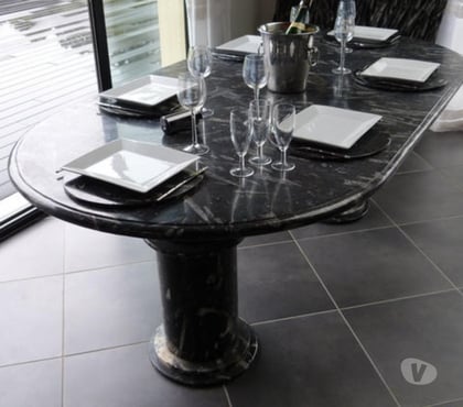 Photos Vivastreet Table Ovale en Marbre Fossilisé