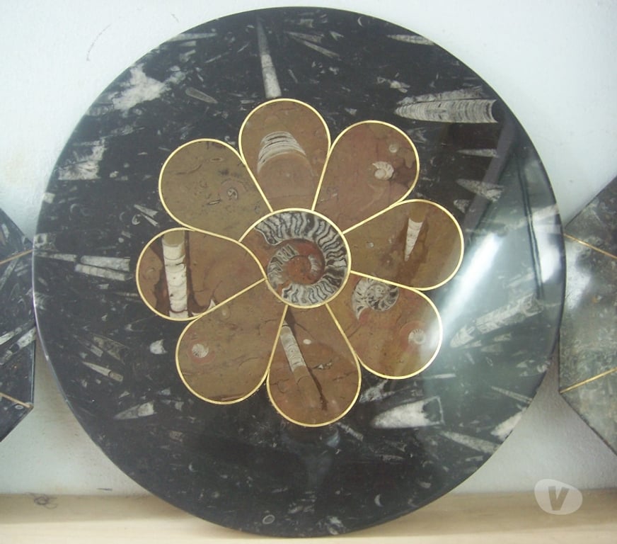 Ameublement & art de la table Var Toulon - Photos Vivastreet Table Ronde en Marbre Fossilisé