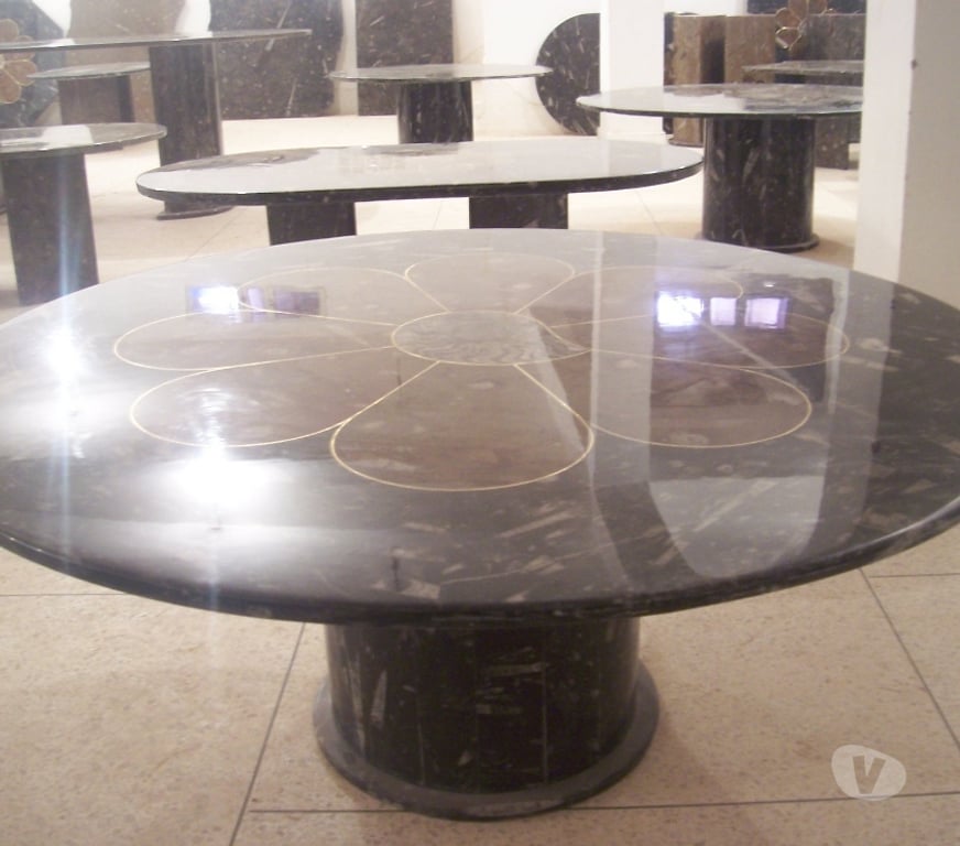 Ameublement & art de la table Var Toulon - Photos Vivastreet Table Ronde en Marbre Fossilisé