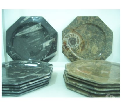 Photos Vivastreet Assiettes en Marbre Fossilisé