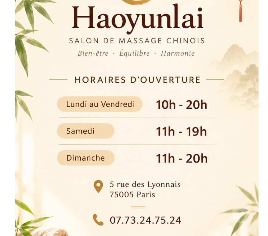 Massages Paris Paris 5ème ardt - 75005 - Photos Vivastreet Massage chinois
