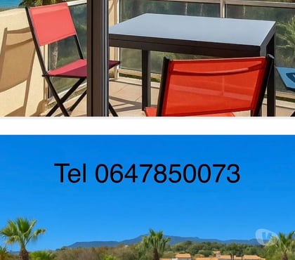 Location Vacances St Cyprien Pyrénées-Orientales - Photos Vivastreet Accès direct plage piscine avec une superbe vue