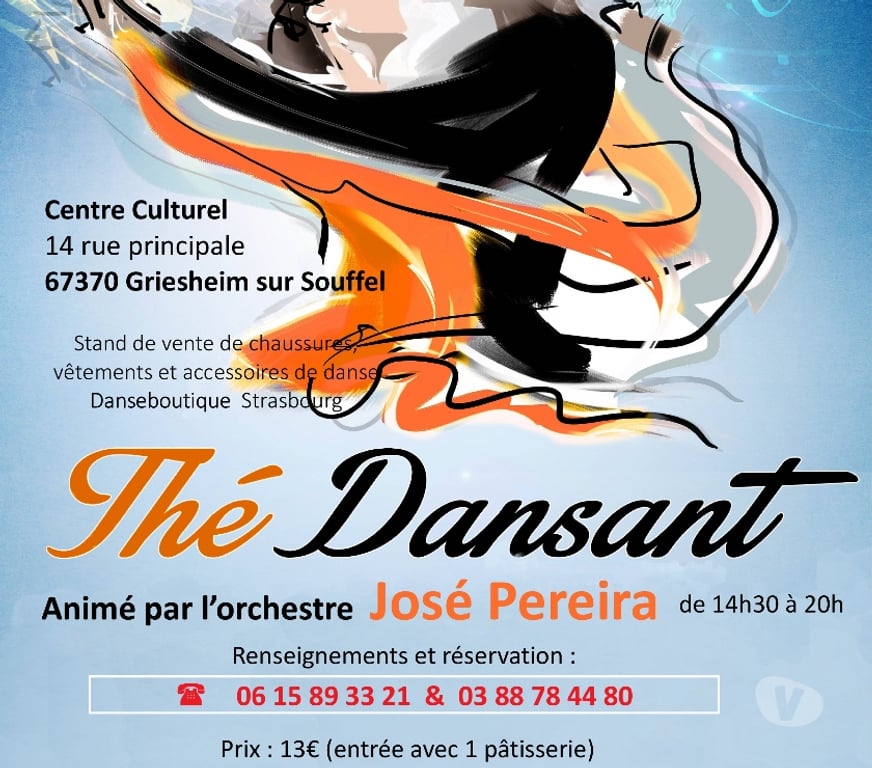 Autres sorties Bas-Rhin Griesheim sur Souffel - 67370 - Photos Vivastreet thé Dansant animé par l'Orchestre José Pereira