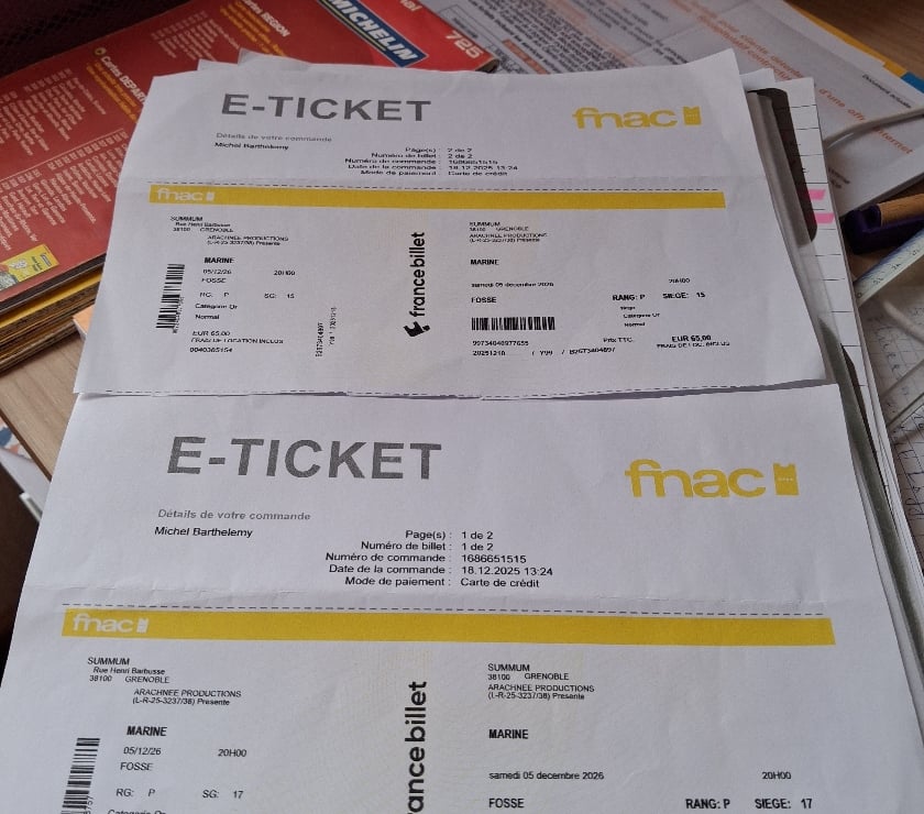 Place concert Marine