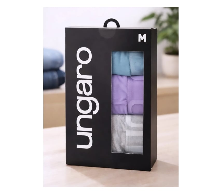 Vêtements occasion Bagneux Hauts-de-Seine - Photos Vivastreet Coffret 3 Boxers Ungaro Homme – Taille M – Neuf en bite