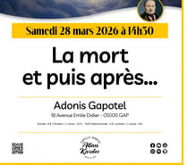Conférence: La mort et puis après...