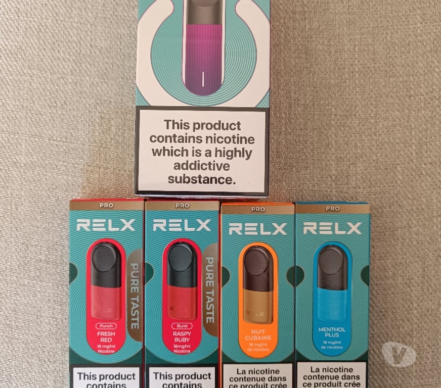 Electroménager occasion Paris Paris 19ème ardt - 75019 - Photos Vivastreet RELX livré avec 4 pods cartouches neuf à seulement 19€