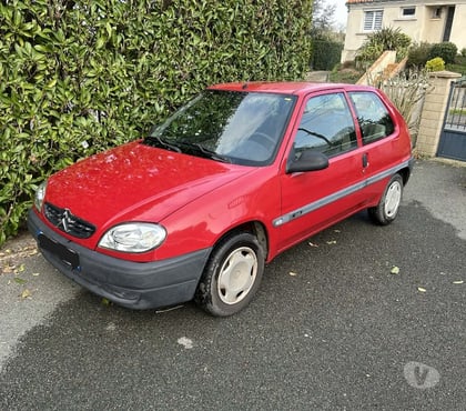 Voitures La Pommeraye Maine-et-Loire - Photos Vivastreet Saxo rouge 1.5D