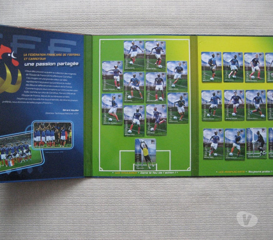 Collection Marne Reims - Photos Vivastreet Coffret 23 magnets Equipe France Football 2010