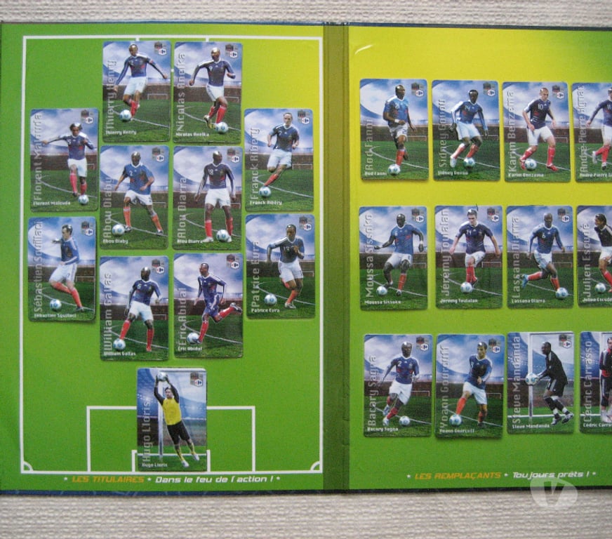 Collection Marne Reims - Photos Vivastreet Coffret 23 magnets Equipe France Football 2010