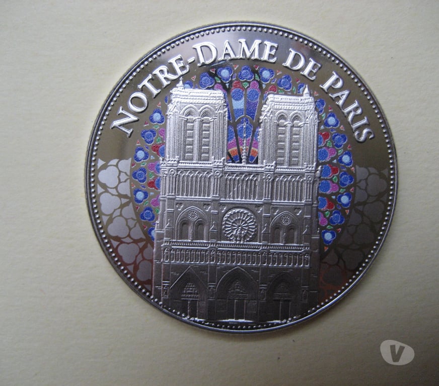 Collection Marne Reims - Photos Vivastreet Pièce de collection Notre-Dame de Paris colorisée