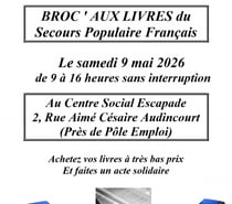 Broc aux livres du Secours Populaire