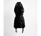 robe vinyle noir
