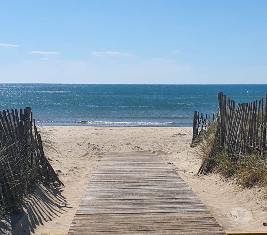 Vente Maison Hérault Marseillan - 34340 - Photos Vivastreet A 3 min à pied de la plage,T3 avec terrasse, parking, clim