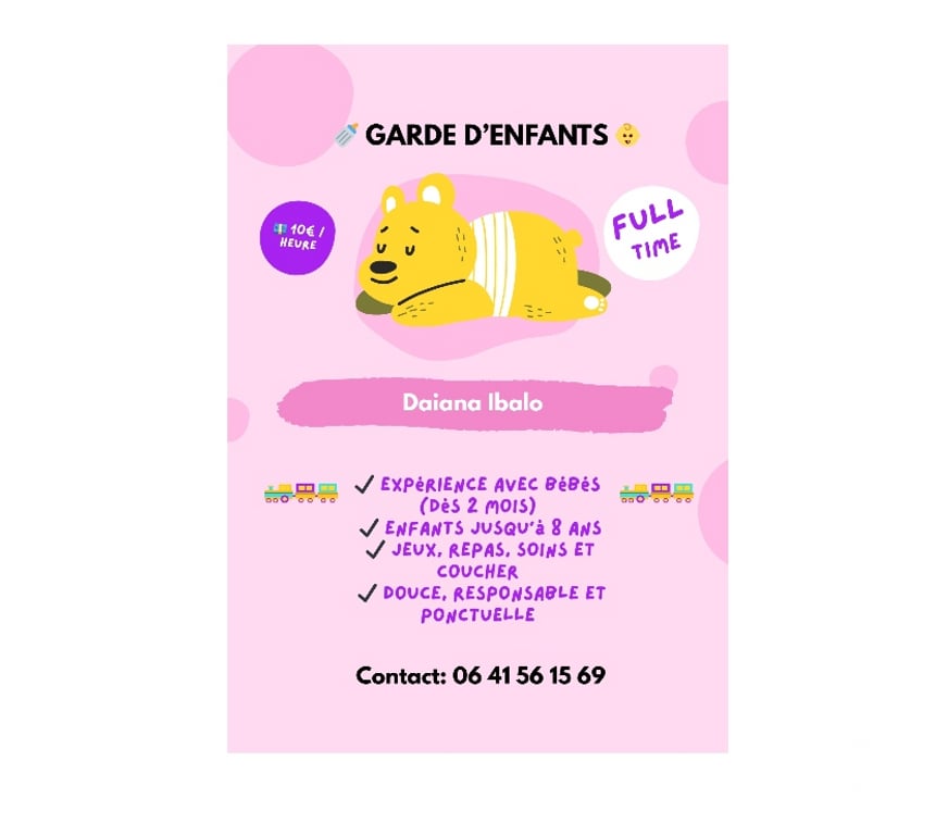 Gardes d'enfants Haute-Garonne Toulouse - Photos Vivastreet Garde d'enfants