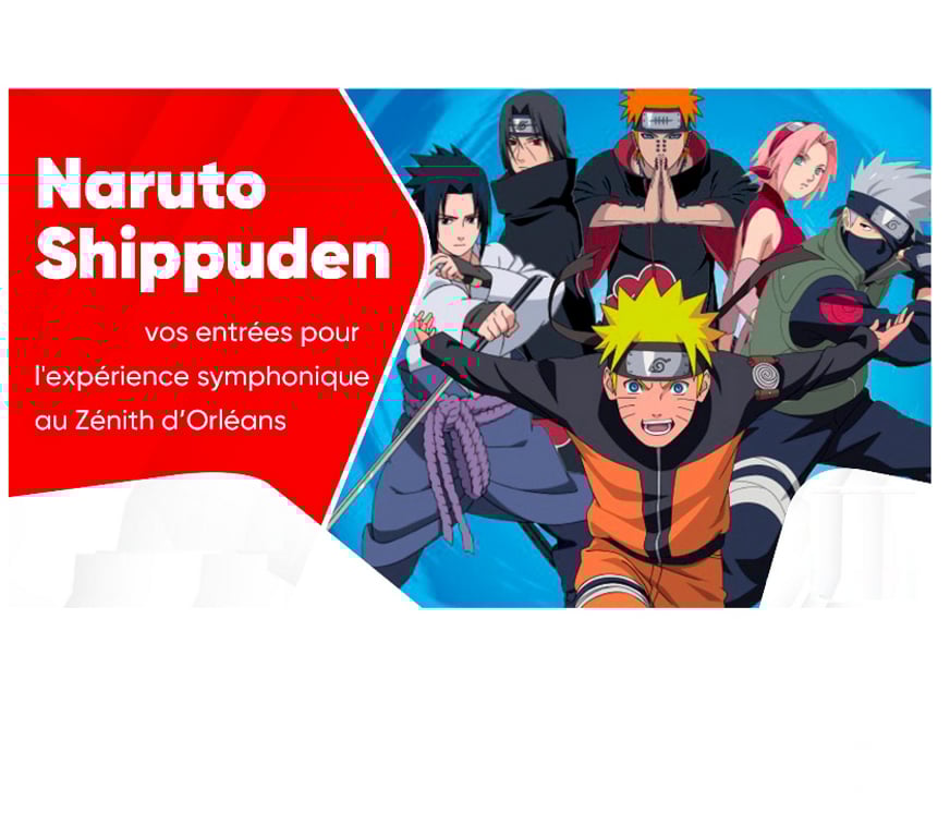 Spectacles Loiret Orleans - Photos Vivastreet 2 places Naruto Shippuden Symphonic Expérience à Orléans