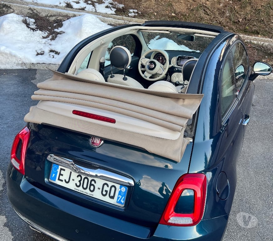 Voiture d'occasion Haute-Savoie Les Gets - 74260 - Photos Vivastreet FIAT 500C LOUNGE 69 CH