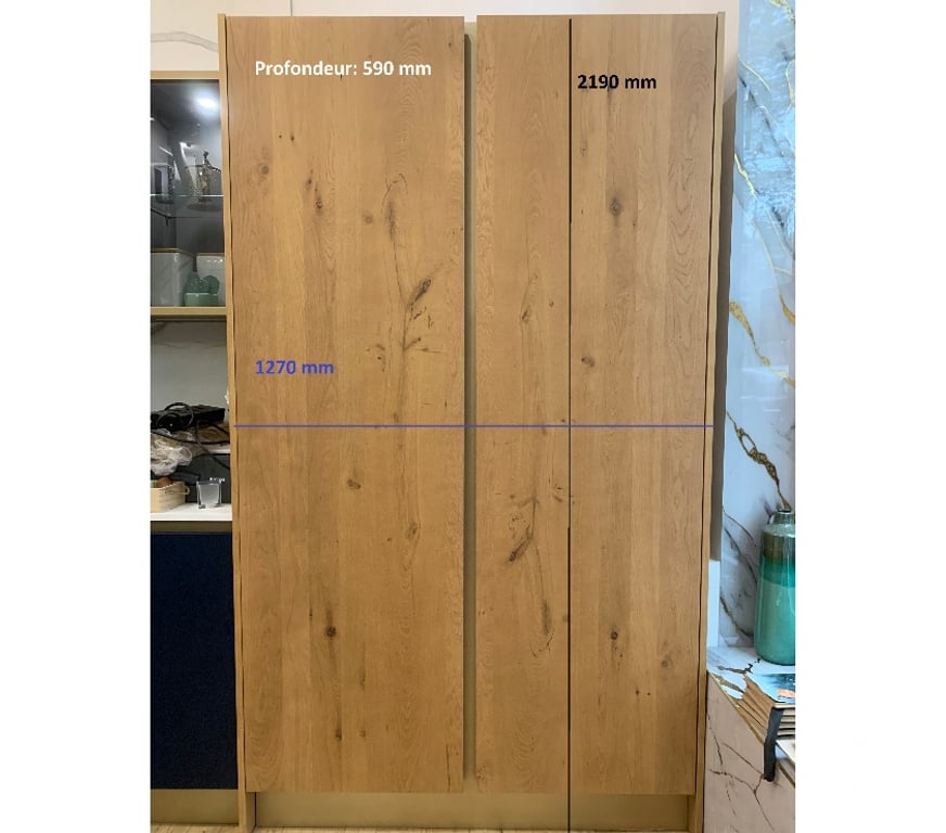 Ameublement & art de la table Hauts-de-Seine Issy les Moulineaux - 92130 - Photos Vivastreet Armoire haute cuisine placage chêne rustique