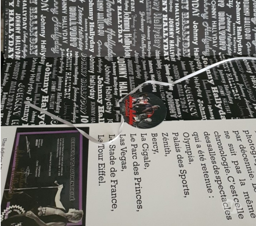 Collection Bouches-du-Rhône Marseille - Photos Vivastreet Livre Johnny Hallyday