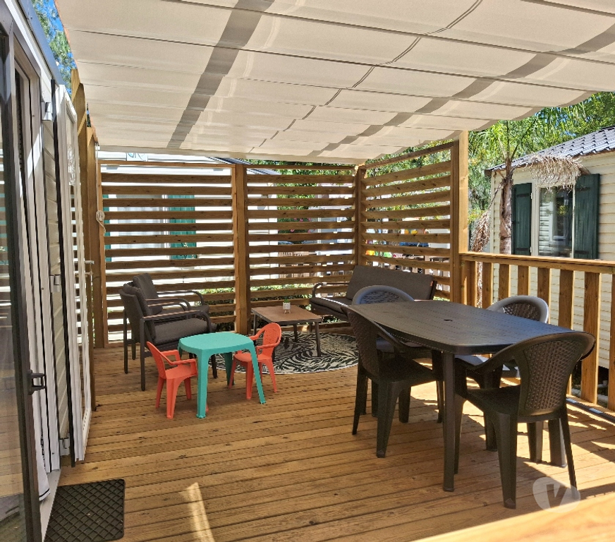 location saisonniere Pyrénées-Orientales Argeles sur Mer - 66700 - Photos Vivastreet Mobilhomme neuf et très bien équipé