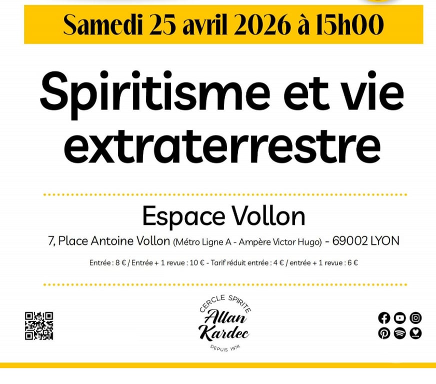 Autres sorties Rhône Lyon - Photos Vivastreet Spiritisme et vie extraterrestre