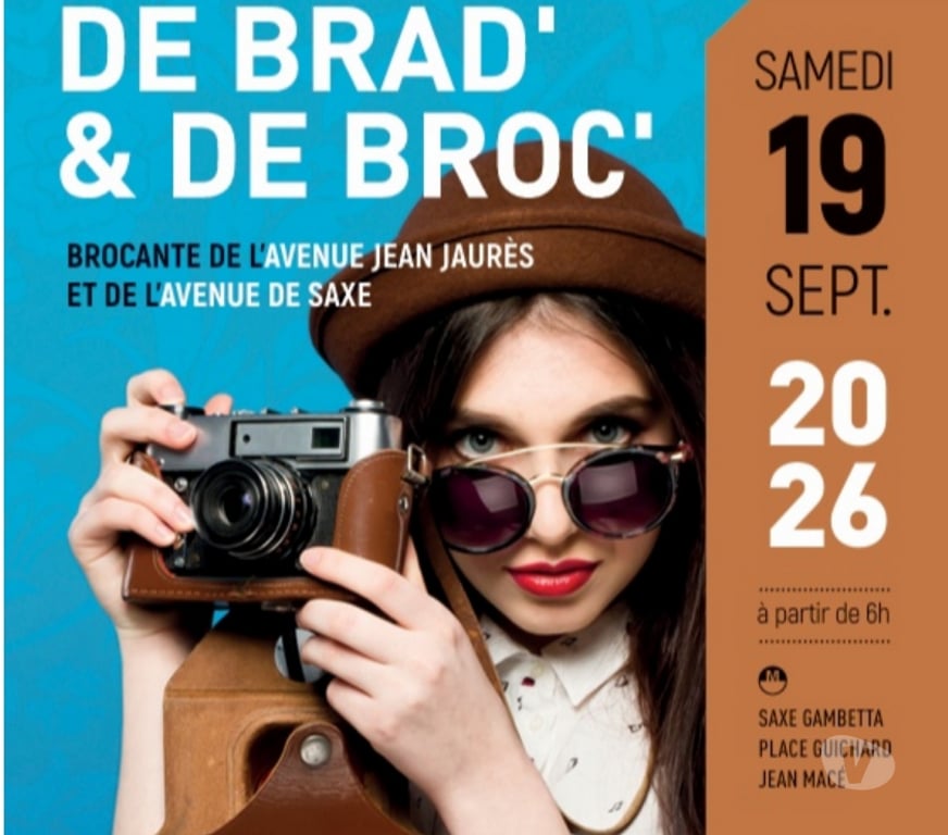 Vides greniers - Brocantes Rhône Lyon - Photos Vivastreet De Brad' et De Broc' 2026