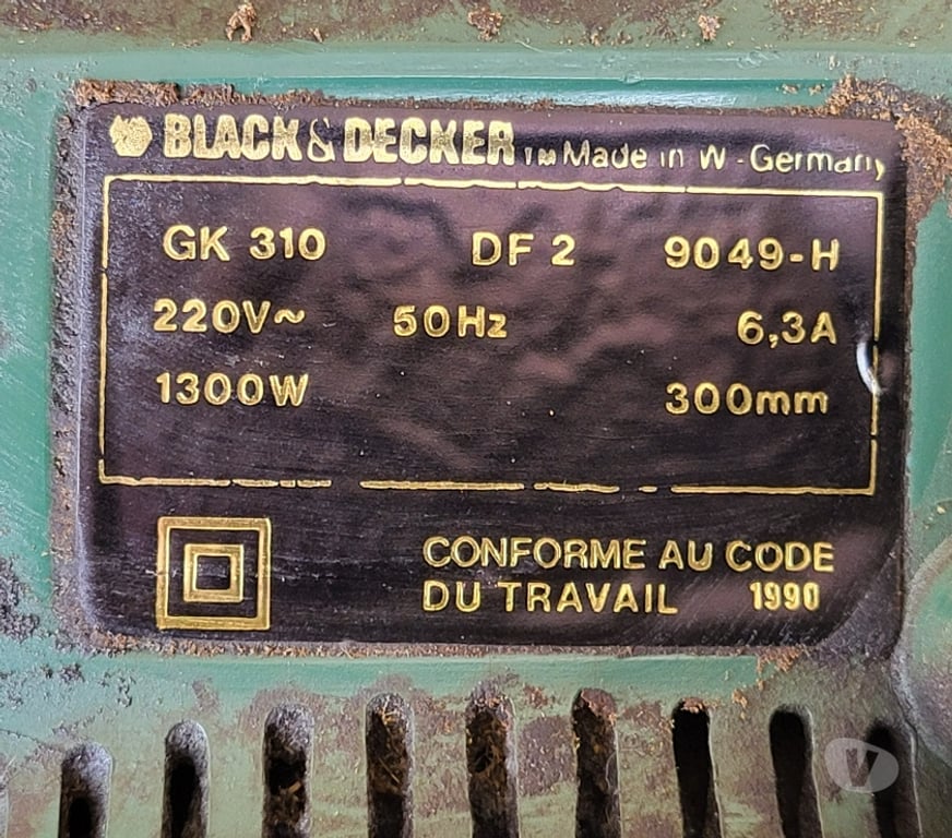  Pas-de-Calais Vimy - 62580 - Photos Vivastreet Tronçonneuse électrique Black & Decker