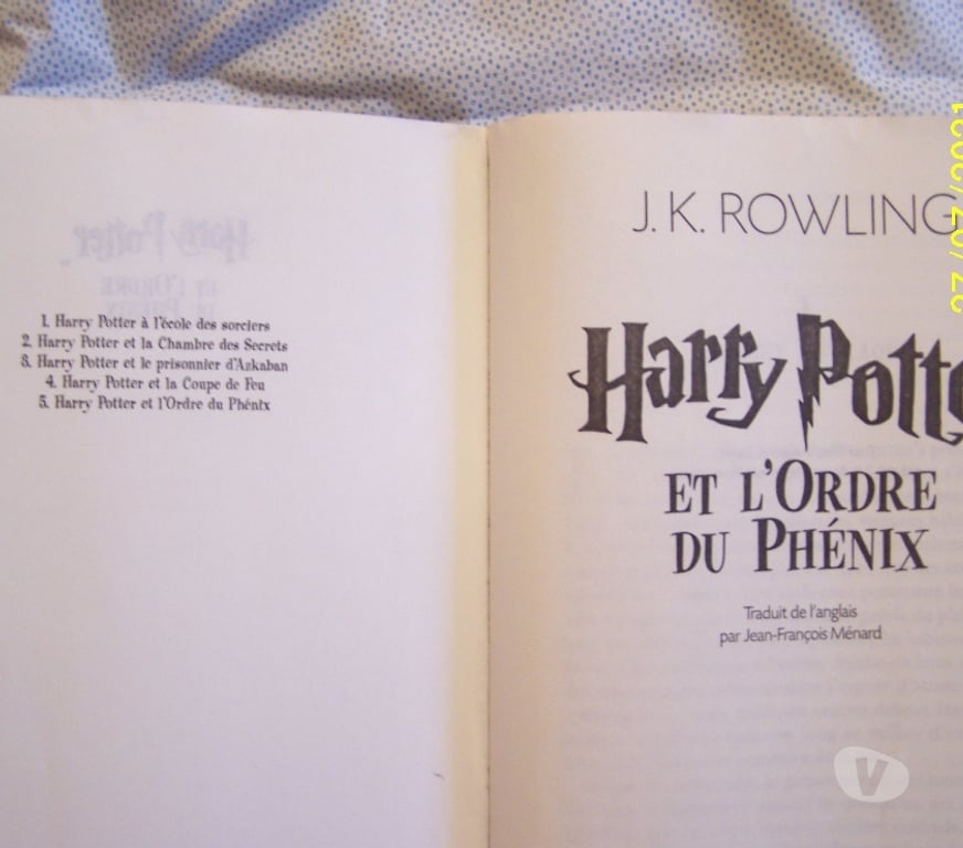 Livres occasion Hauts-de-Seine Issy les Moulineaux - 92130 - Photos Vivastreet Harry potter et l'ordre du phenix grand format