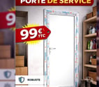Porte de service