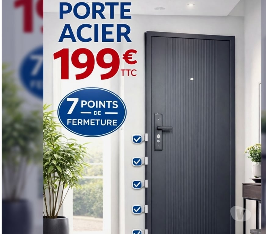  Rhône Villeurbanne - 69100 - Photos Vivastreet Porte alu acier