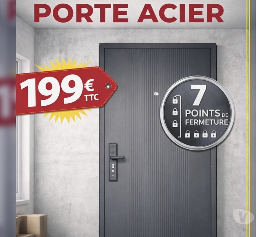  Rhône Villeurbanne - 69100 - Photos Vivastreet Porte alu acier