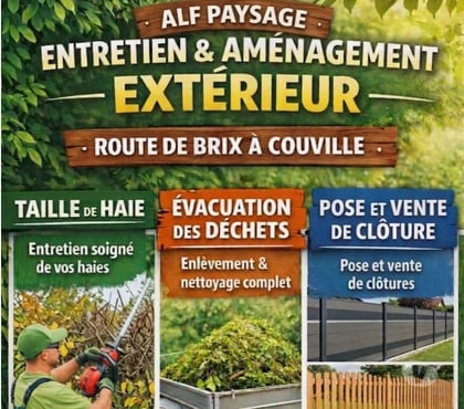 Artisans - Dépannages Cherbourg Manche - Photos Vivastreet Entretien des espaces verts et clôture